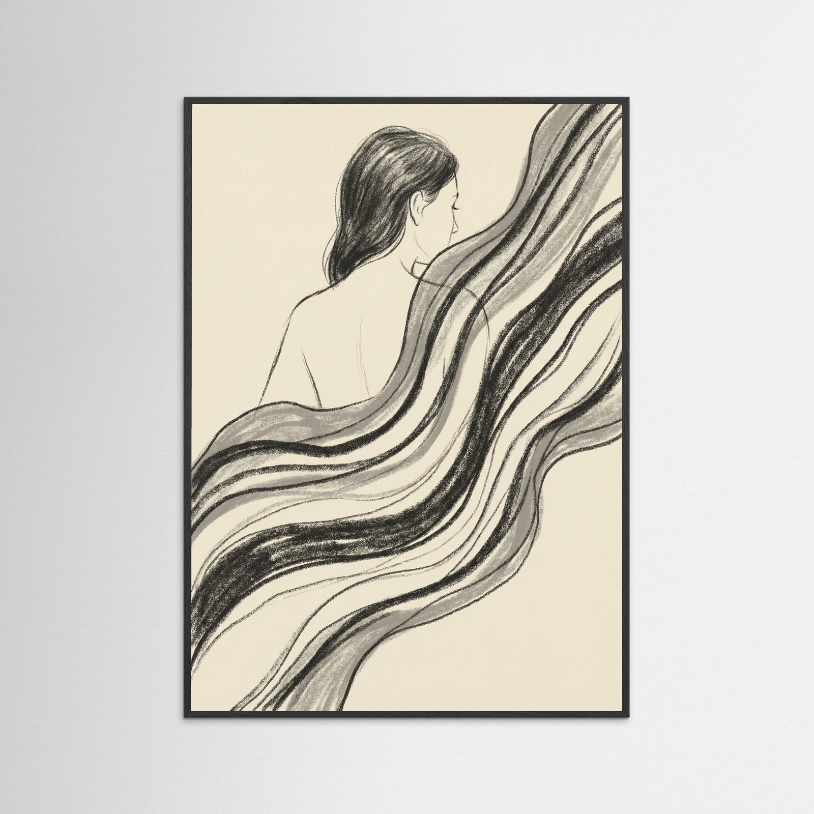 Black Wood Woven Grace