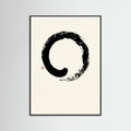 Black Wood Zen Flow Circle