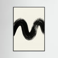 Black Wood Zen Strokes