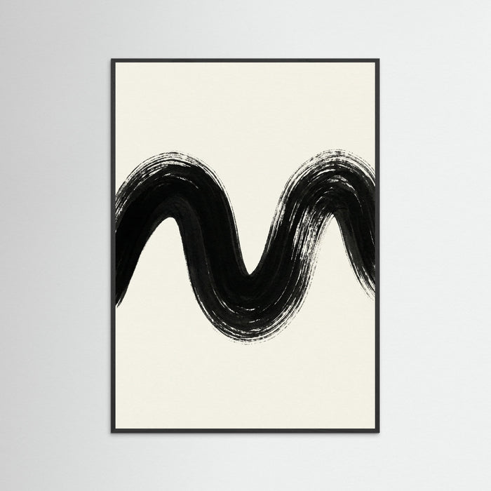 Black Wood Zen Strokes
