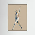 Black Wood Zodiac Capricorn Pose