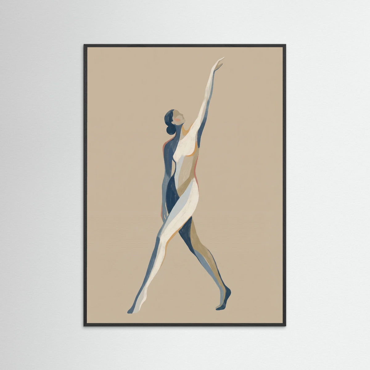 Black Wood Zodiac Capricorn Pose