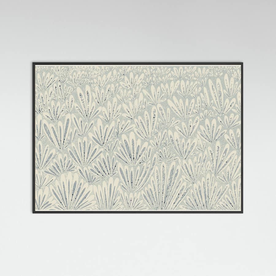 calming essentials meadow chalky blue Poster – poster and art print