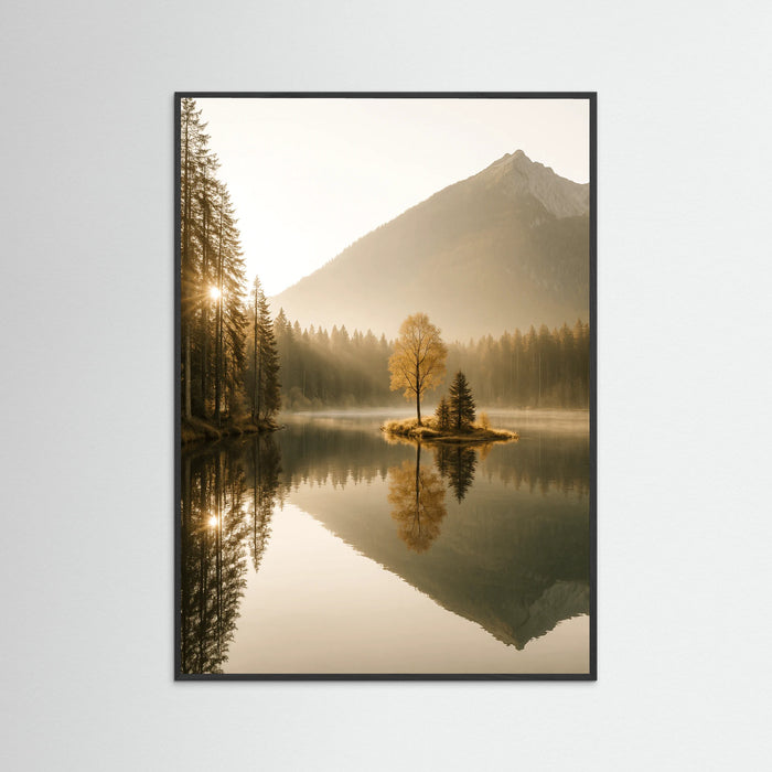 Black Wood photo Mountain Lake Reflection