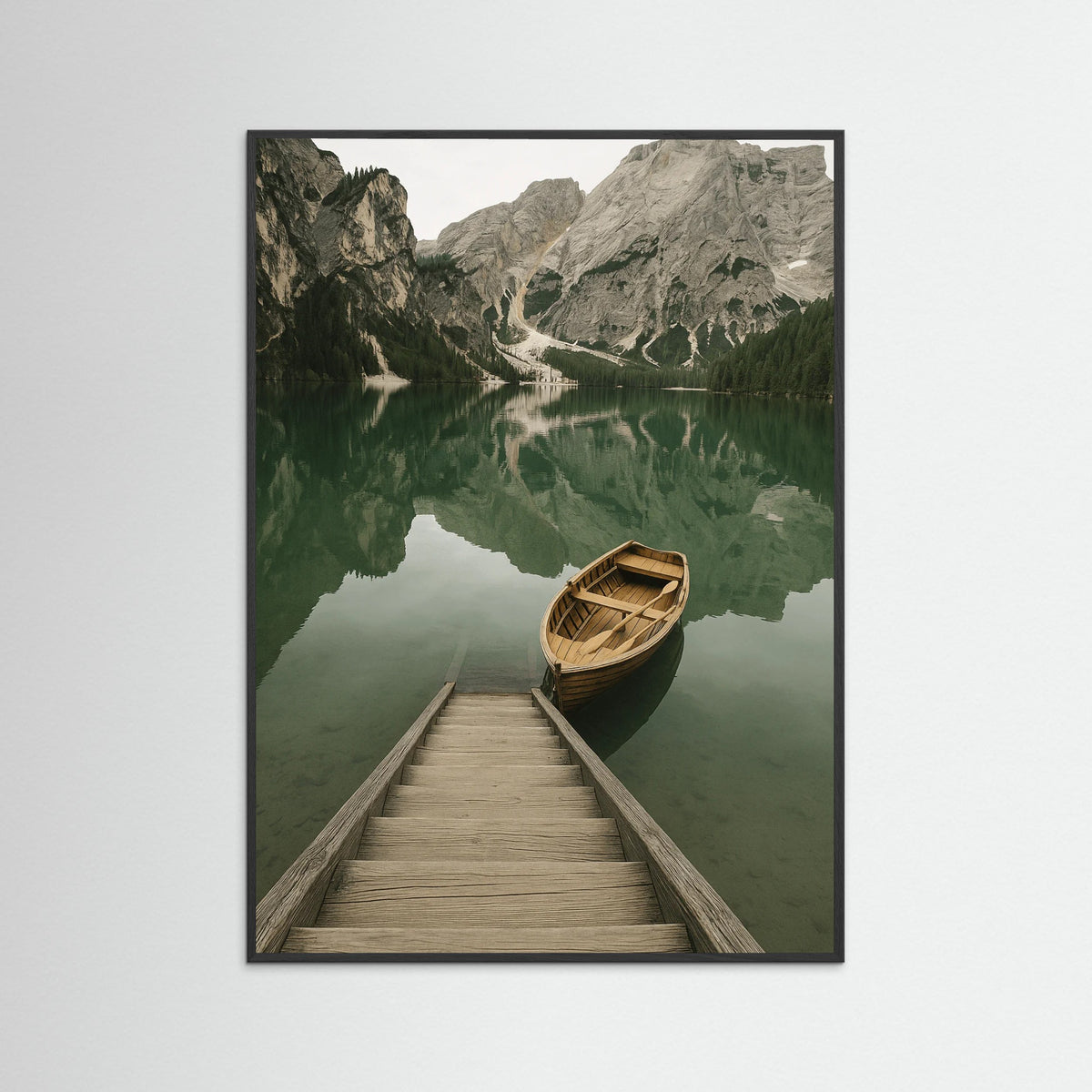 Black Wood photo Mountain Lake