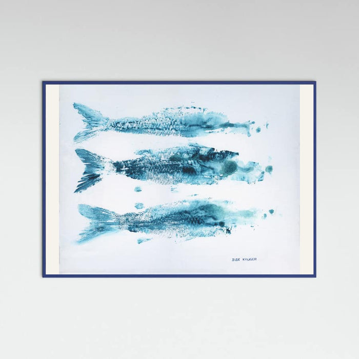202 3xfish Poster – Poster und Kunstdruck
