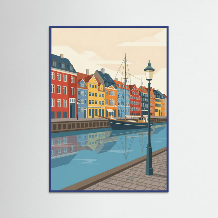 Blue Wood Aarhus Cityscape