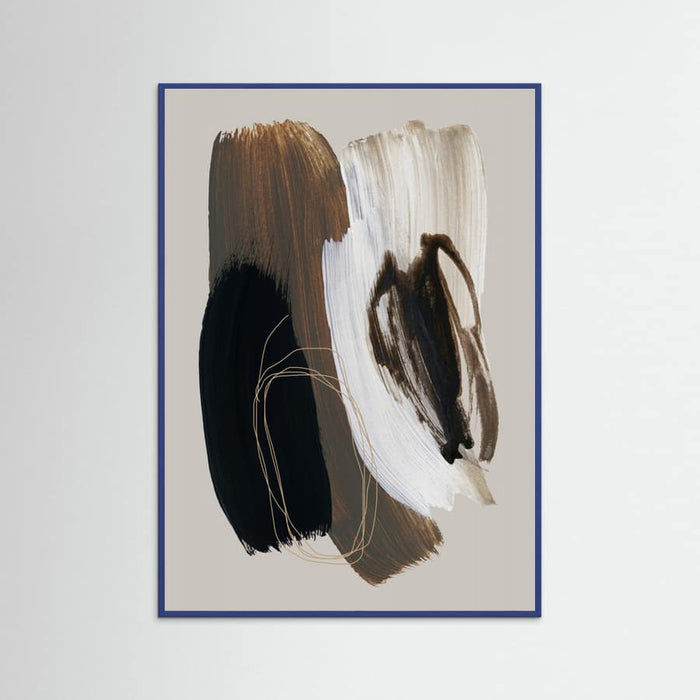 Abstract Brush Strokes 108X Poster – Poster und Kunstdruck