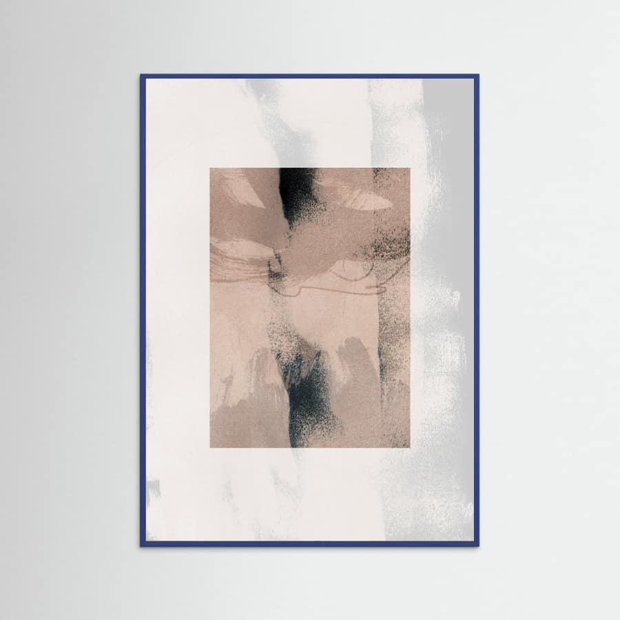 Abstract Brush Strokes 17x Poster – plakat og kunsttryk