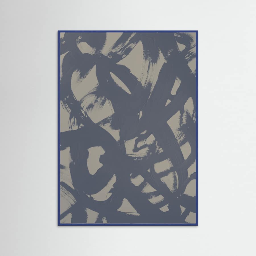 Póster Abstract Brush Strokes 399X – póster e impresión artística