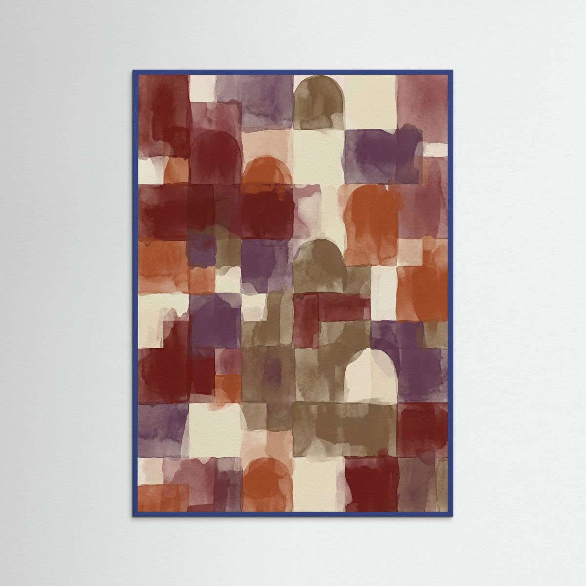 Blue Wood Abstract Domescape