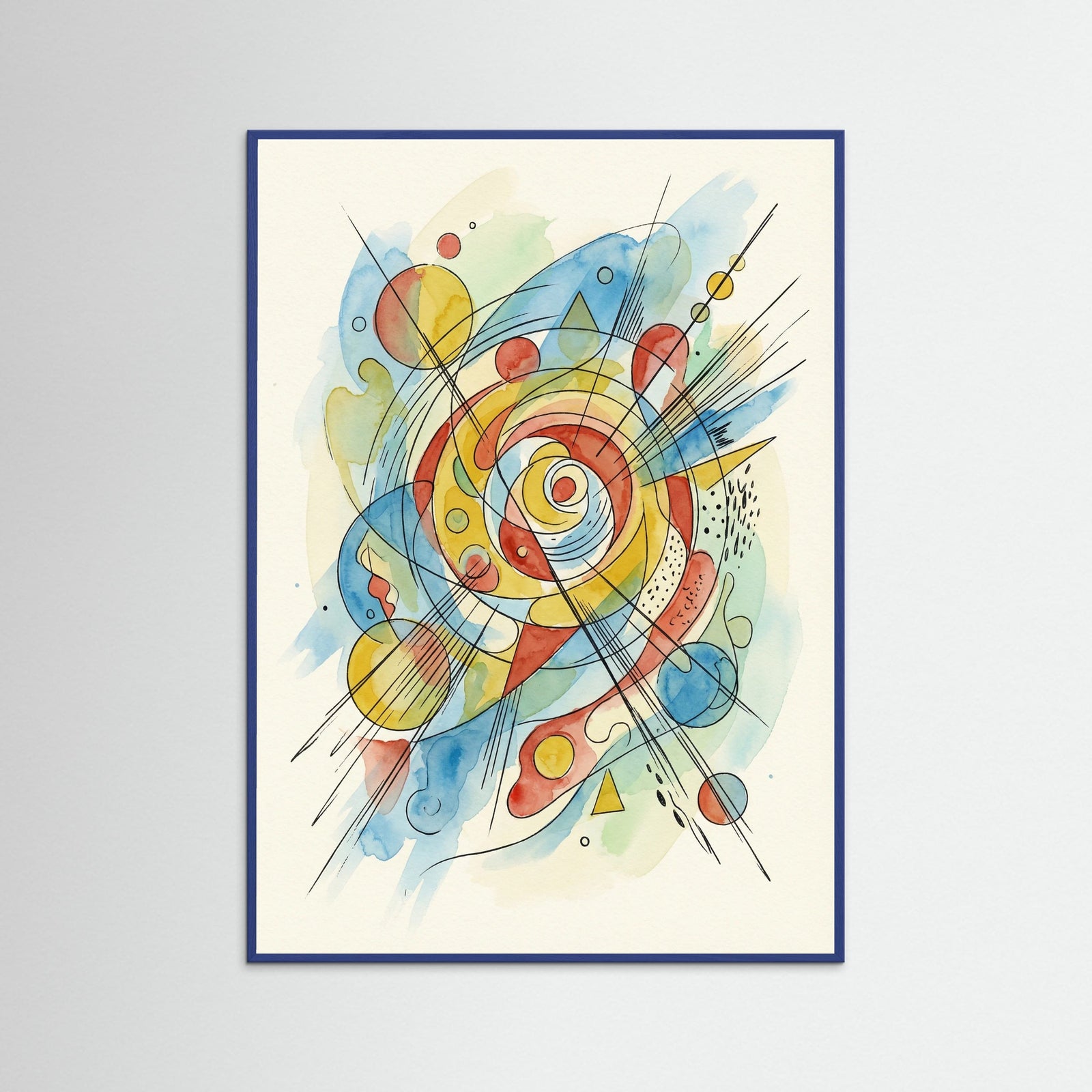 Blue Wood Abstract Dynamics