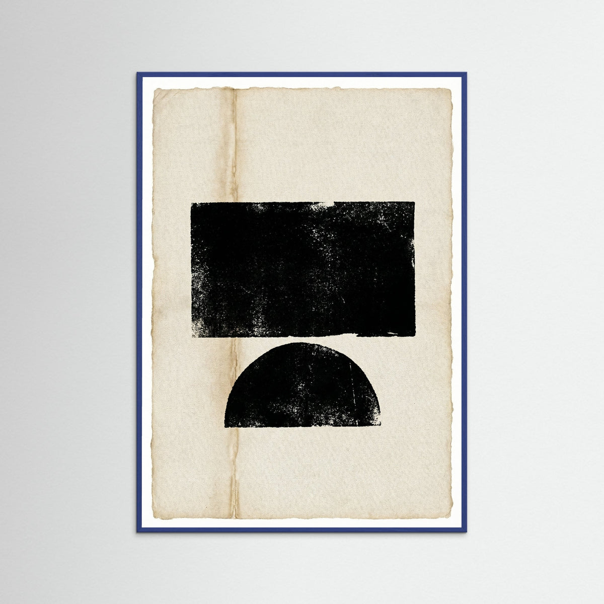 Blue Wood Abstract Profile