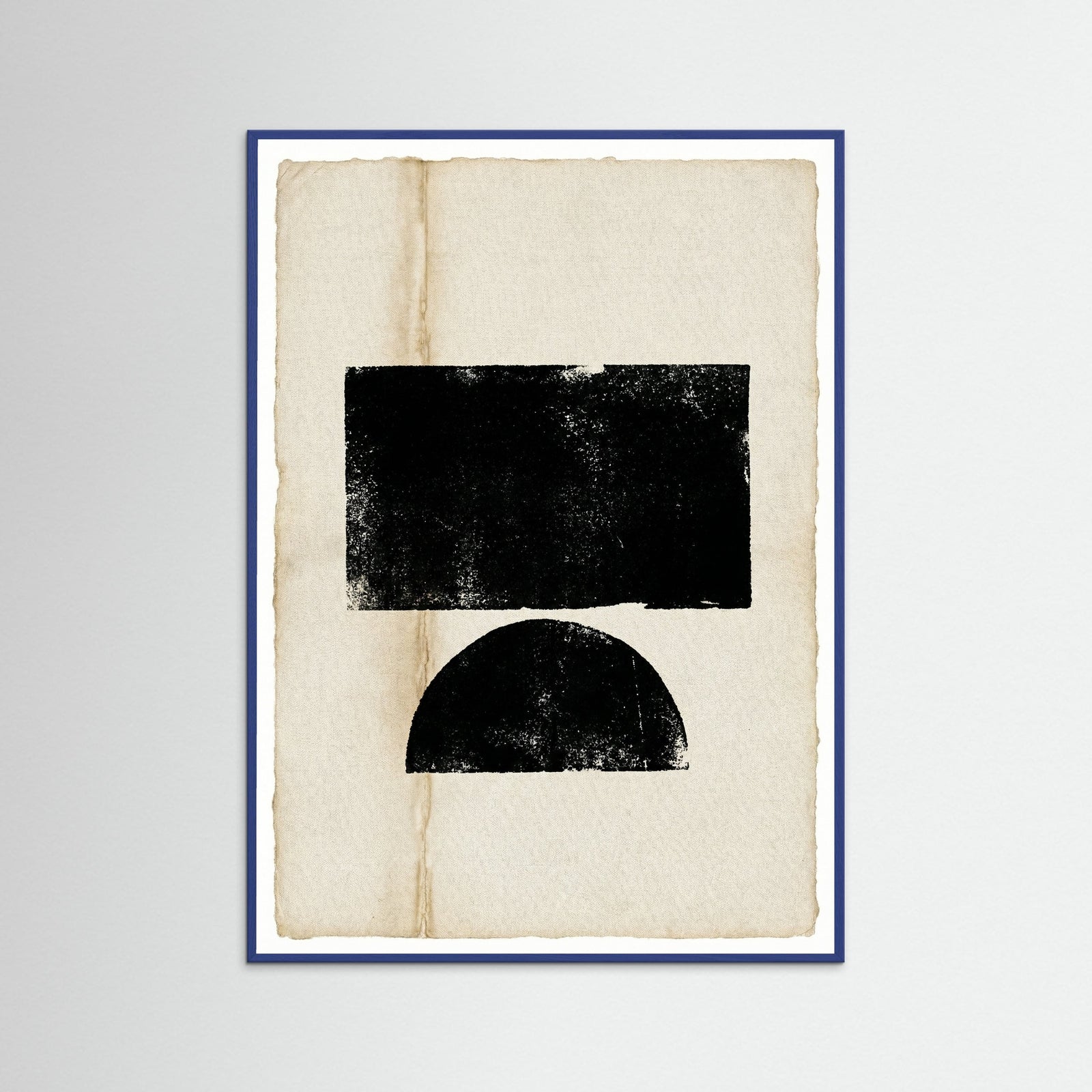 Blue Wood Abstract Profile