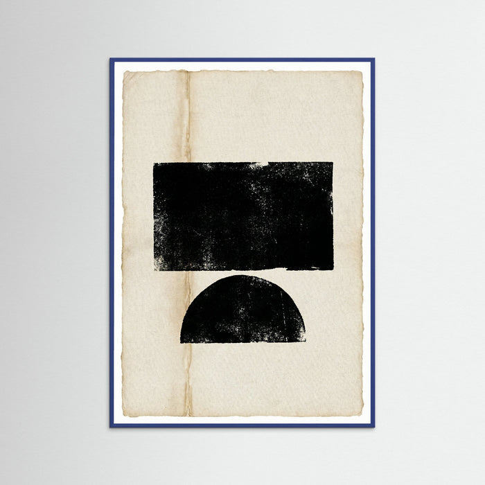 Blue Wood Abstract Profile