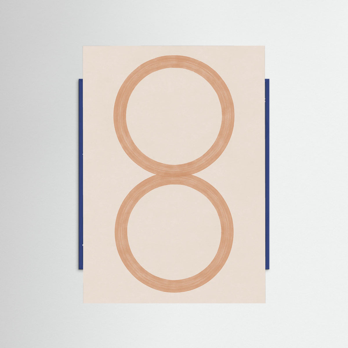 Blue Wood Abstract Simplicity