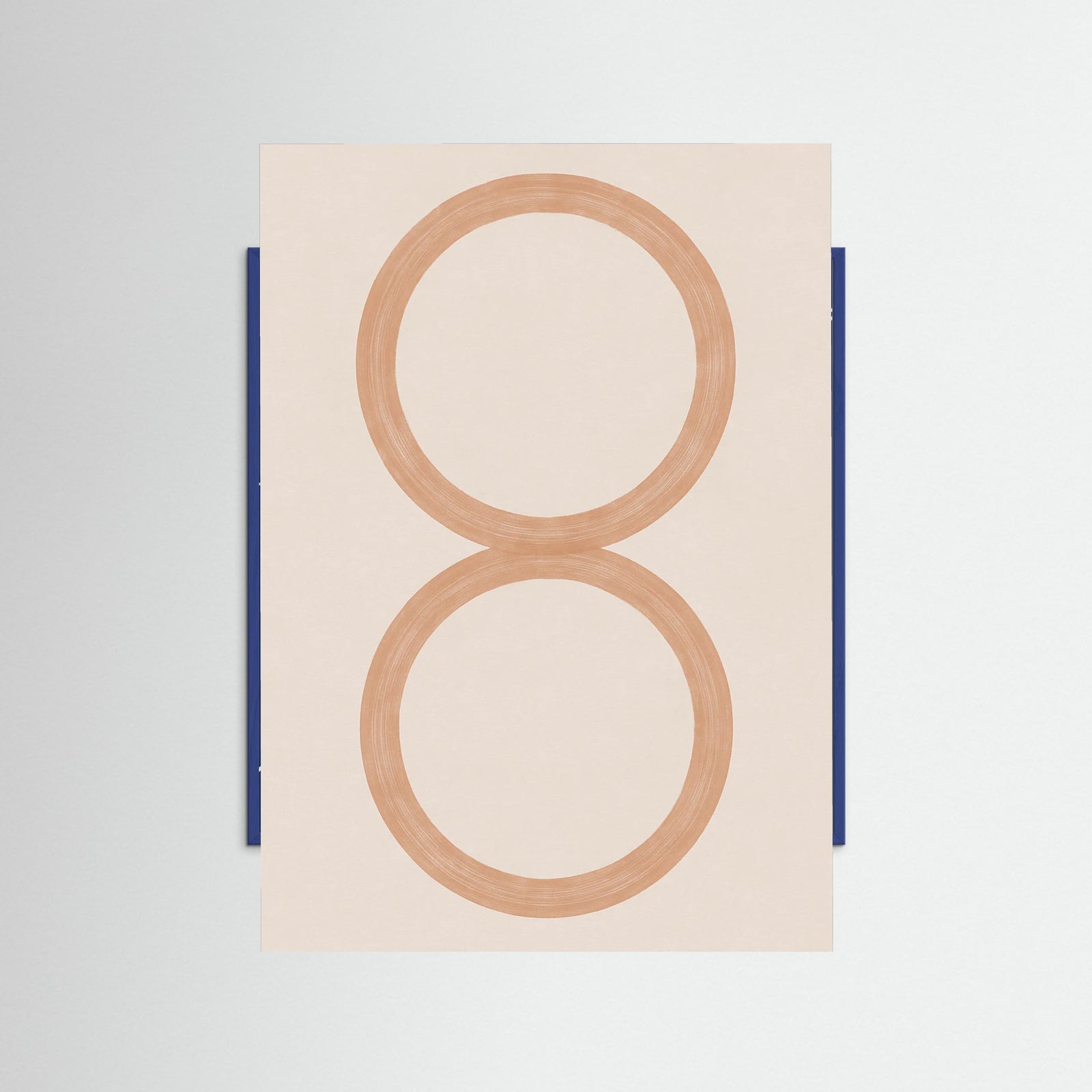 Blue Wood Abstract Simplicity