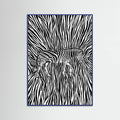 African Zebra striped camouflage -juliste – juliste ja taidepainatus