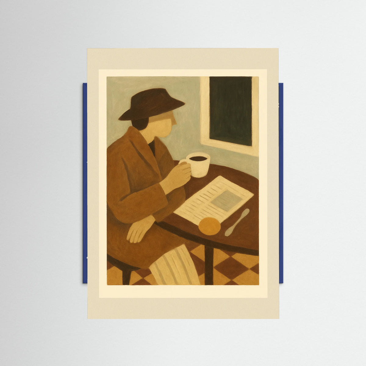 Blue Wood Afternoon Pause