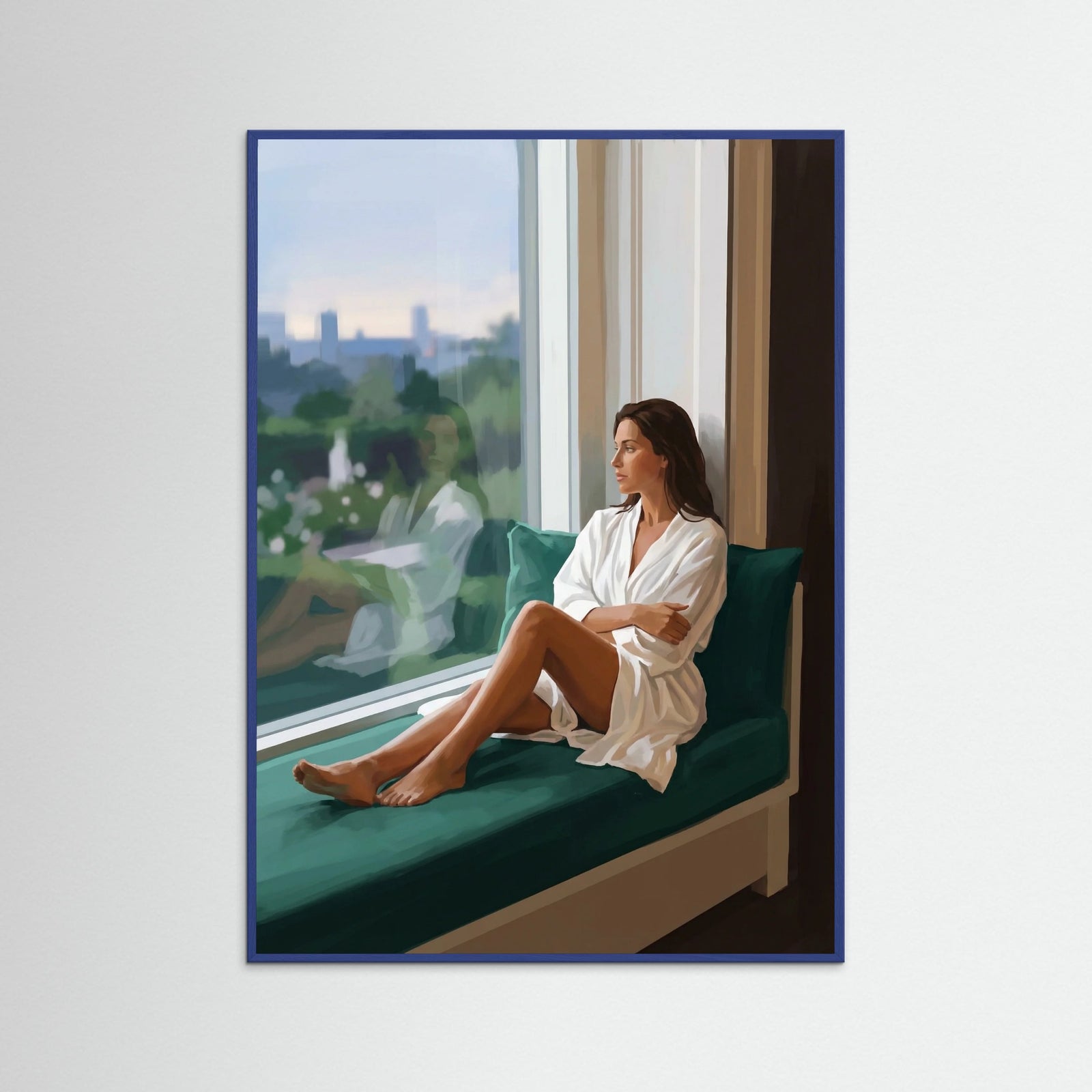 Blue Wood Afternoon Serenity