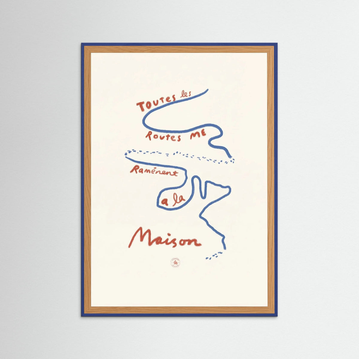 Blue Wood All Roads Home