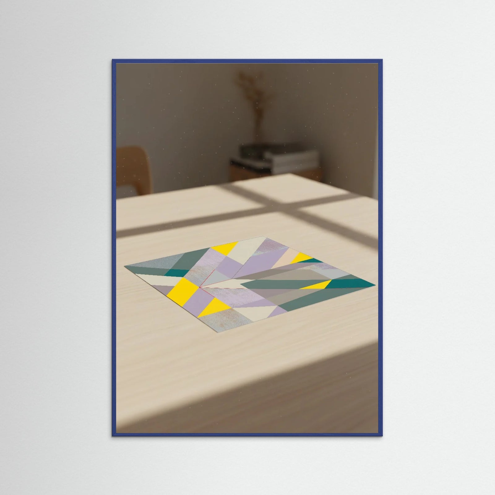 Blue Wood Angular Ascent