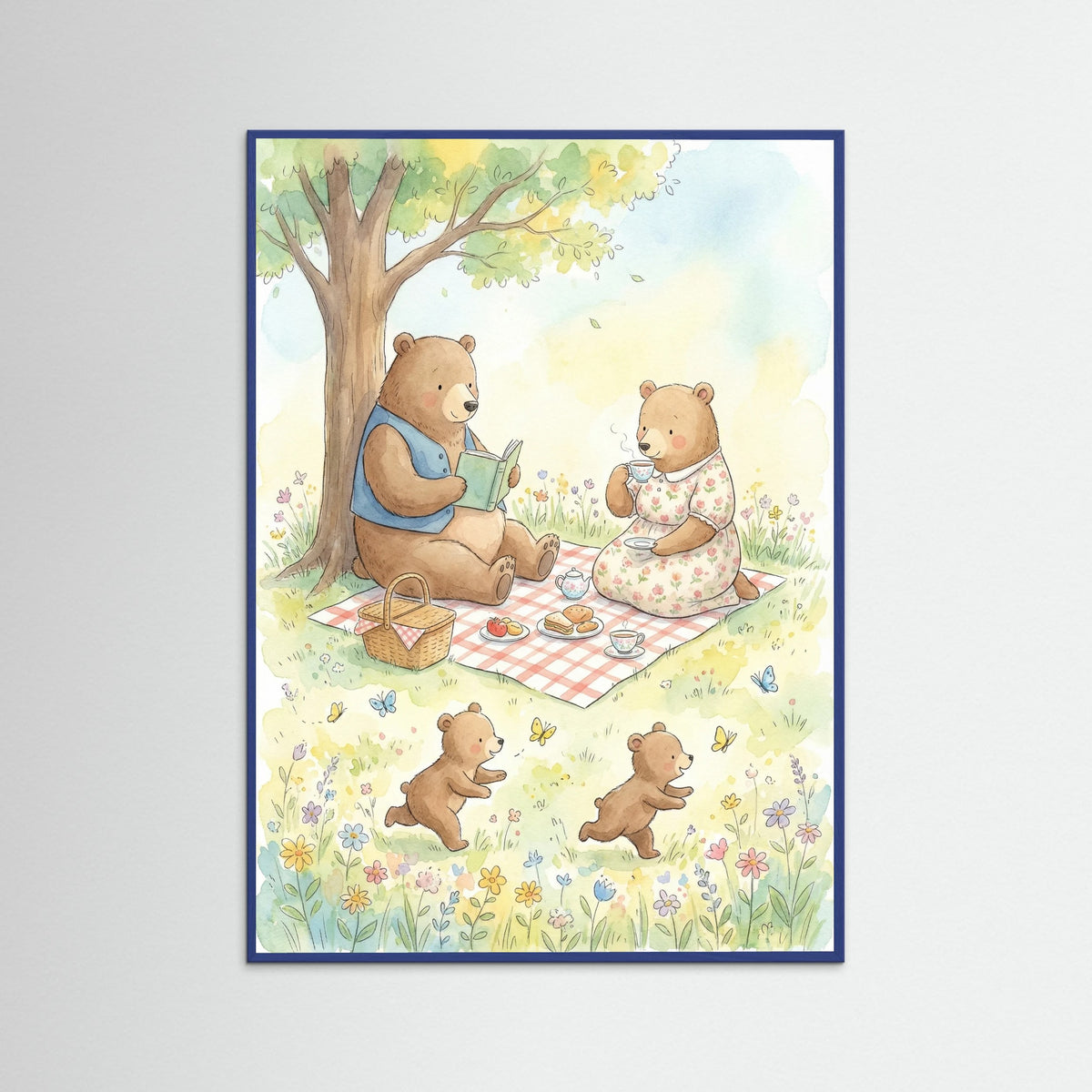 Blue Wood Animal Bicycle Tour