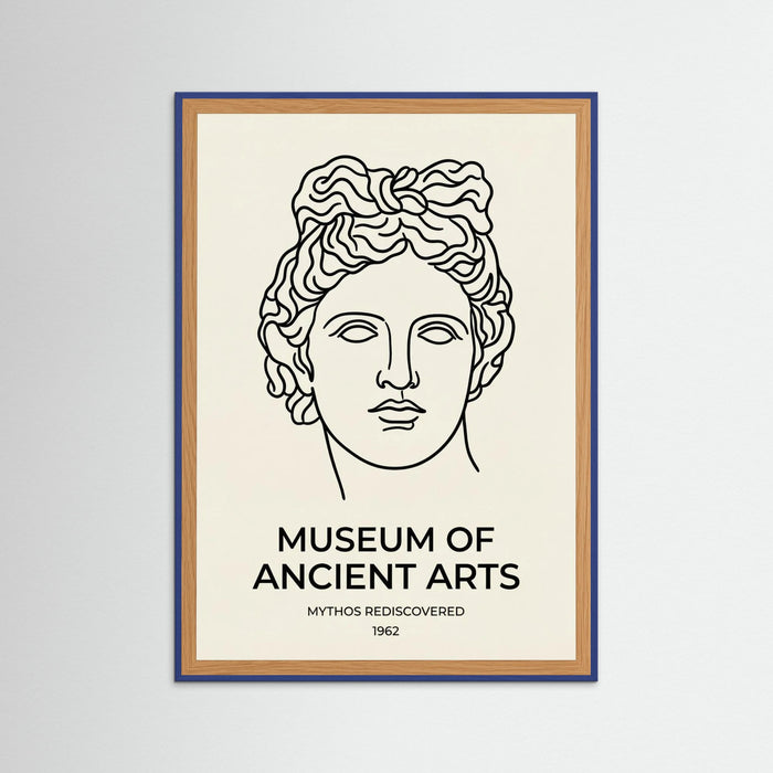 Blue Wood Antibes Museum Poster