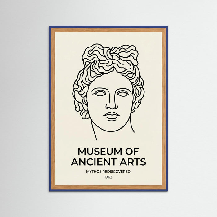 Blue Wood Antibes Museum Poster
