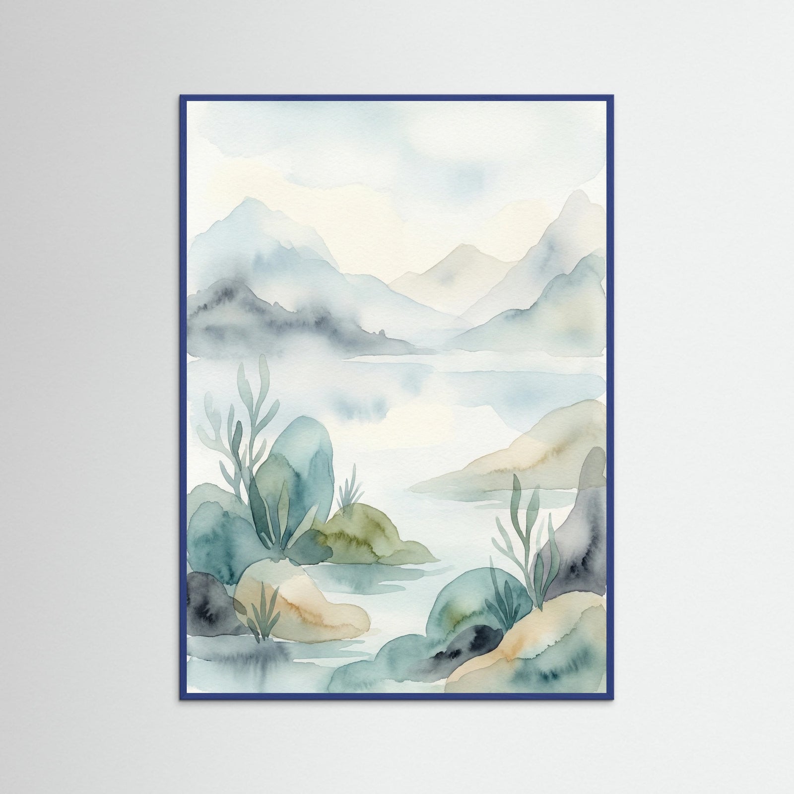 Blue Wood Aqua Woodland Dream