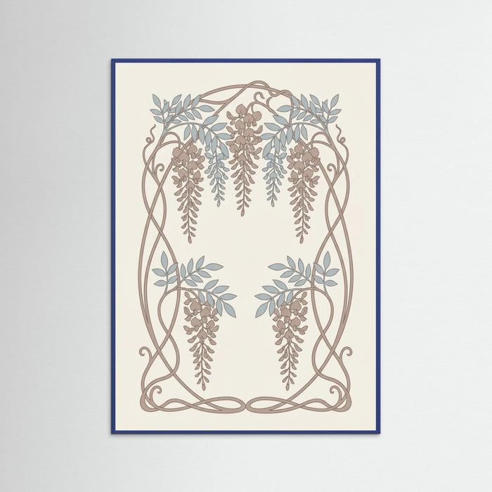 Blue Wood Arbor Nouveau
