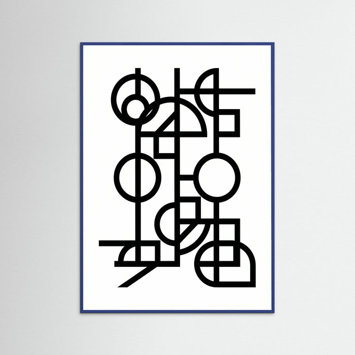 Blue Wood Art Print