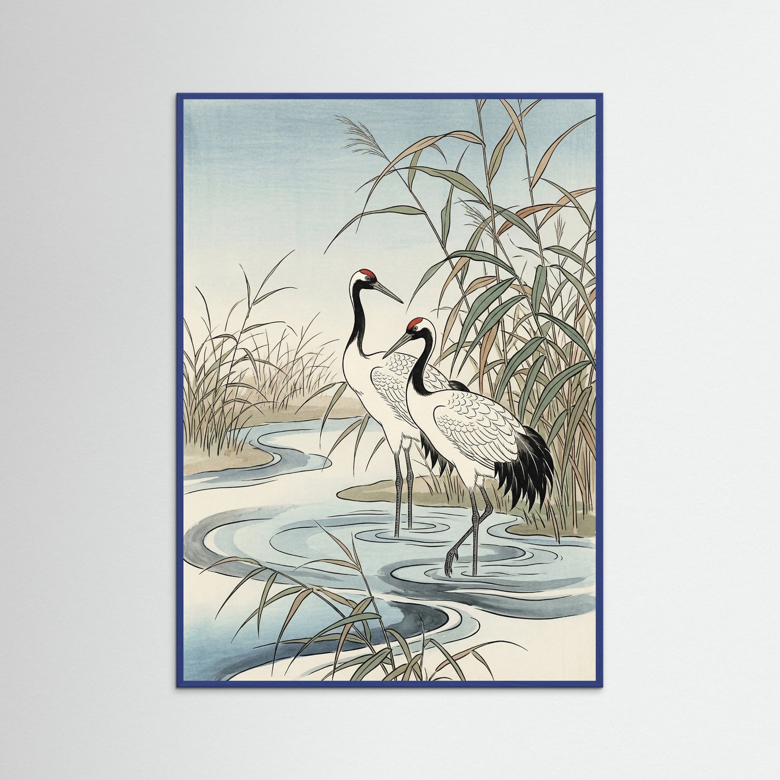 Blue Wood Autumn Vine Bird