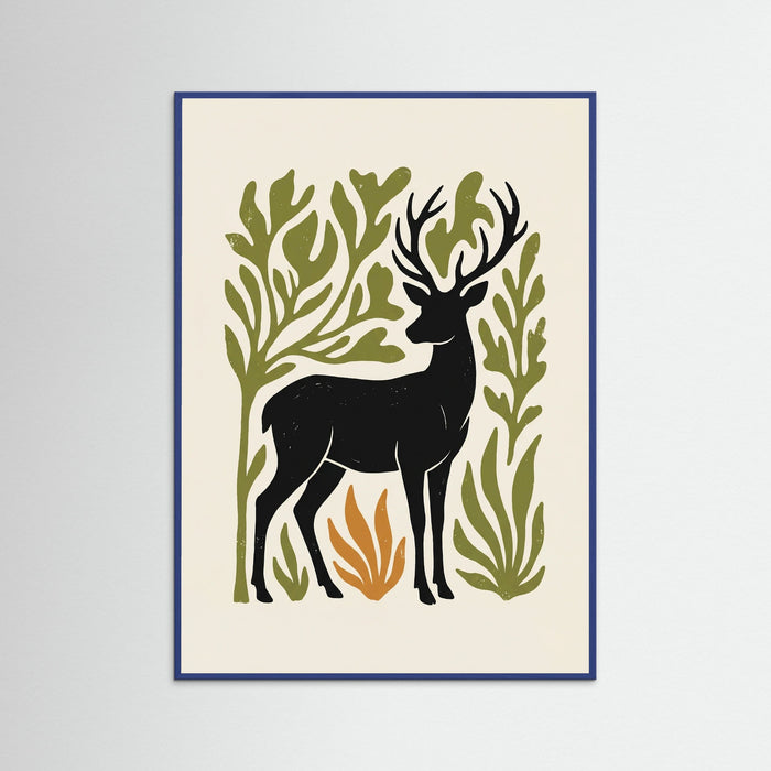 Blue Wood Avian Embrace