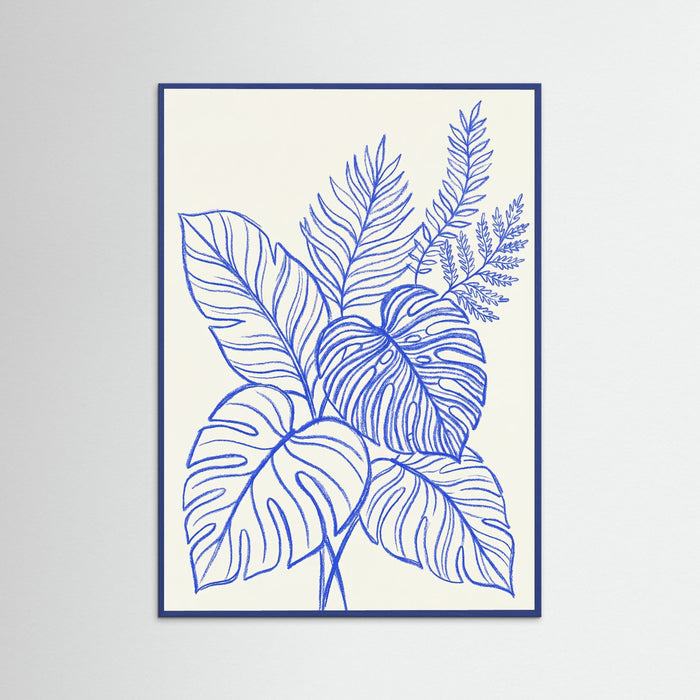 Blue Wood Azure Botanical Sketch