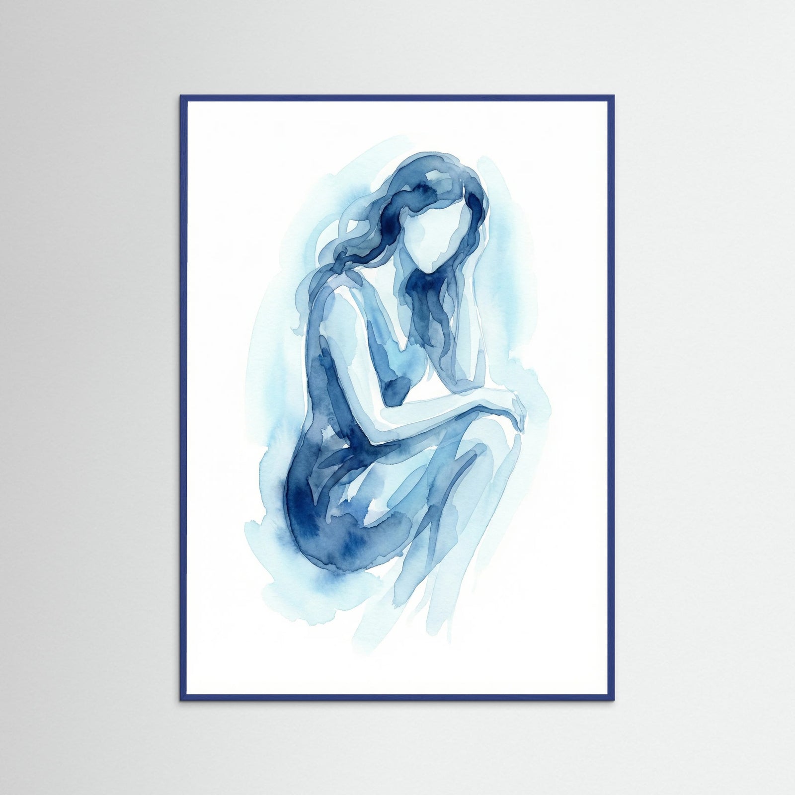 Blue Wood Azure Embrace