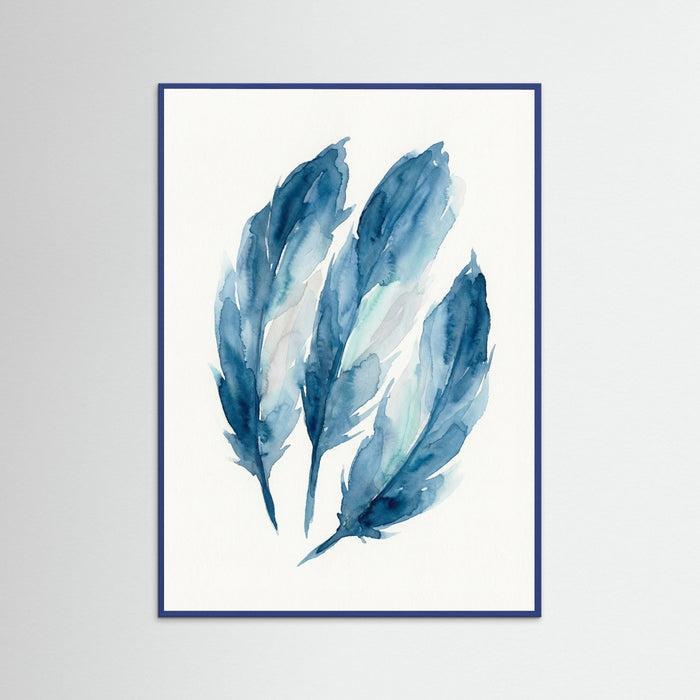 Blue Wood Azure Flow