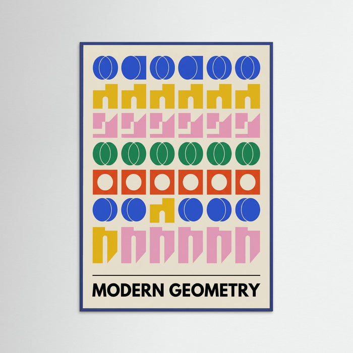 Bauhaus Blooms Grid – plakat og kunsttryk