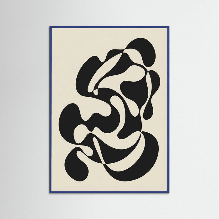 Blue Wood Bauhaus Forms