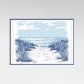 Beach Walk Poster – poster and art print