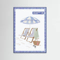 Affiche Beach chairs – affiche et impression d’art