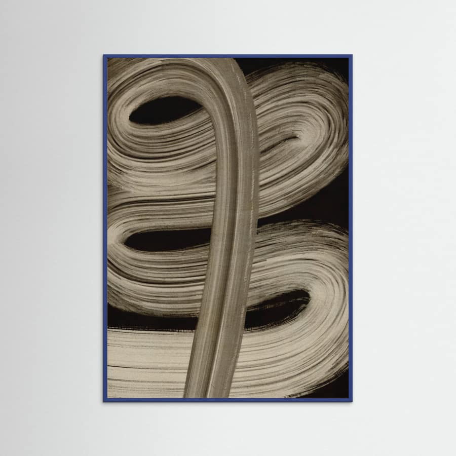 Beige strokes no 4 Poster – Poster und Kunstdruck
