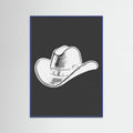 Black Cowboy Hat Poster – plakat og kunsttryk