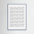 Black Howdy -juliste – juliste ja taidepainatus