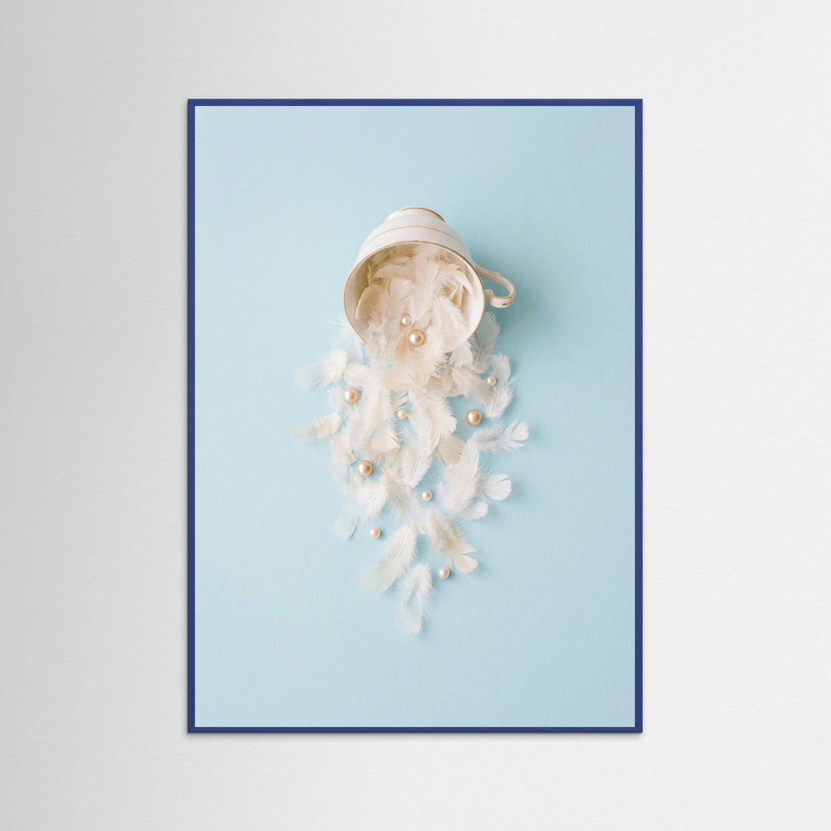 Blue Wood Blossom Cone