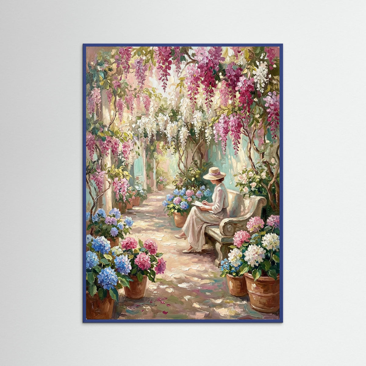 Blue Wood Blossom Tea Party