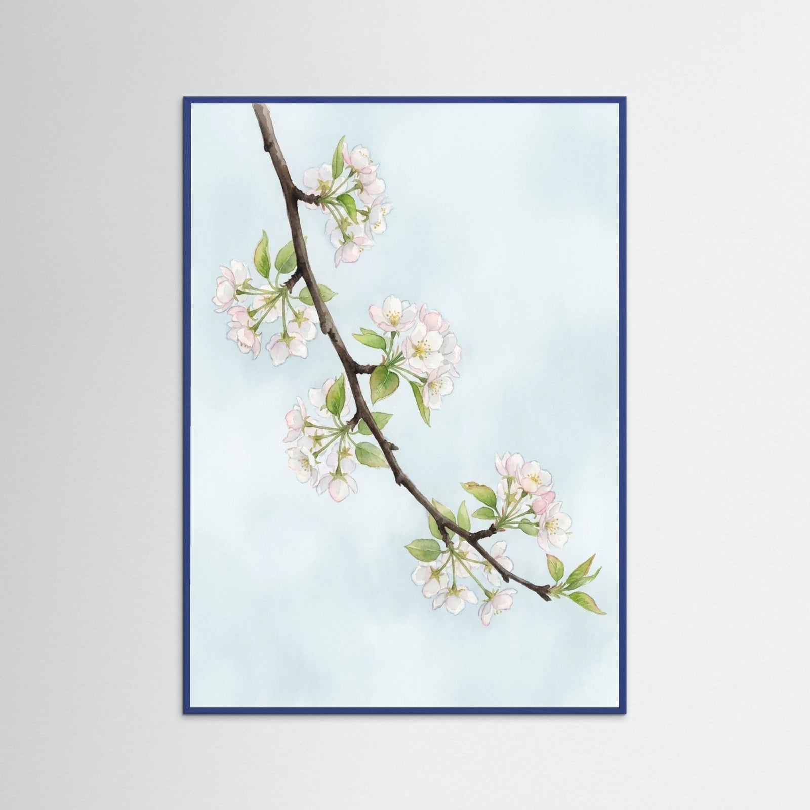 Blue Wood Blossoms Serenity