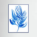 Blue Aquatic Plant Poster 6 – poster and art print