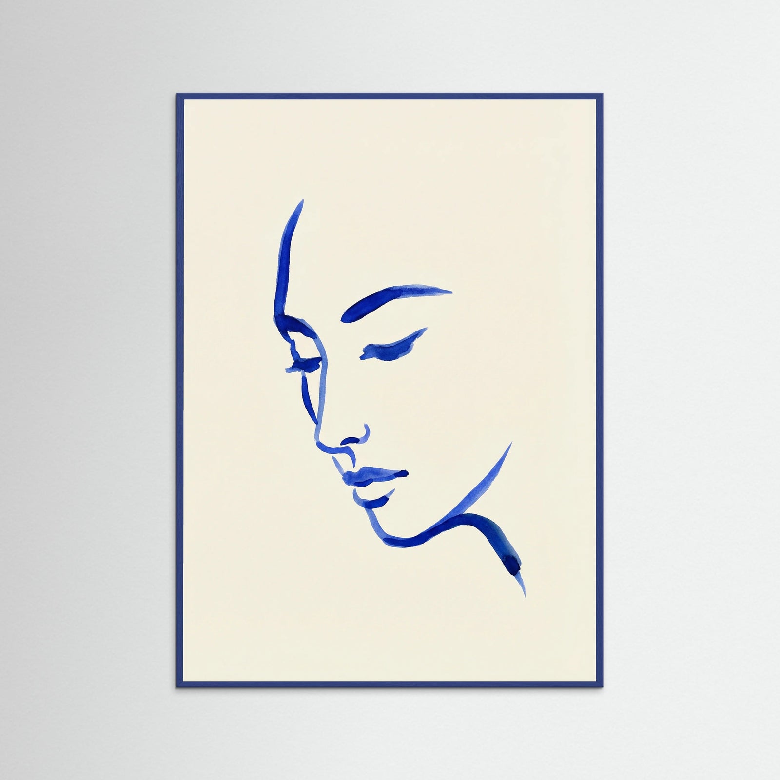 Blue Wood Blue Contemplation