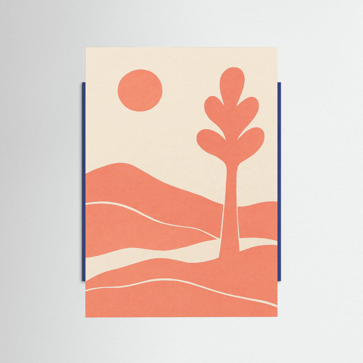 Blue Wood Blue Cutout Nude